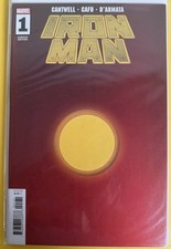 IRON MAN #1 RED & GOLD 1:200 VARIANT MARVEL CAFU 2020 CANTWELL COMIC
