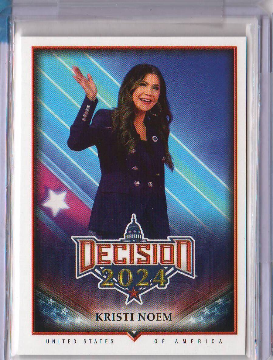 Kristi Noem 239 2024 Decision Update Factory 2025 Secretary Homeland Security
