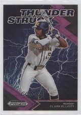 2022 Panini Prizm Draft Picks Thunderstruck Purple Wave Clark Elliott #TH-CE mp7