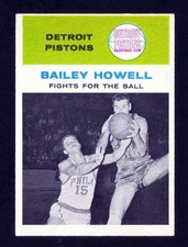 1961-62 Fleer #55 Bailey Howell DETROIT PISTONS ~ EX/MT oc