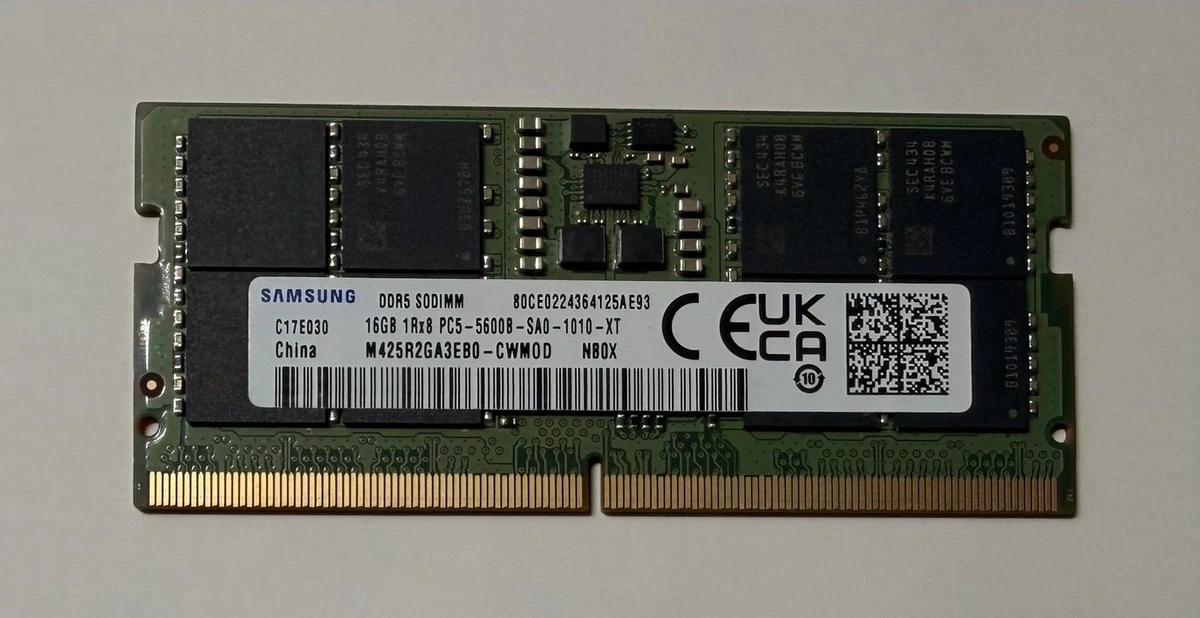 Samsung SO-DIMM 16 GB Computer Memory (RAM) for sale | eBay