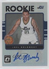 2016-17 Donruss Optic Rookie Signatures Holo Silver Prizm Joel Bolomboy Auto 1h1