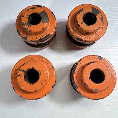 Tb Woods Sure Flex Coupler No. 4 And Sleeve 4j Lot Of 4 Used 