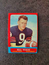 1963 Topps Football Bill Wade #61 - Chicago Bears #2