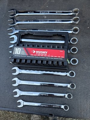 Husky Tools USA By Williams Snapon 47610 10pc Metric Combination Wrench Set 10mm