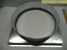 The Metal Shop Square to Round Package Unit Adapter 14 1/2" x 14 1/2" x14" Round