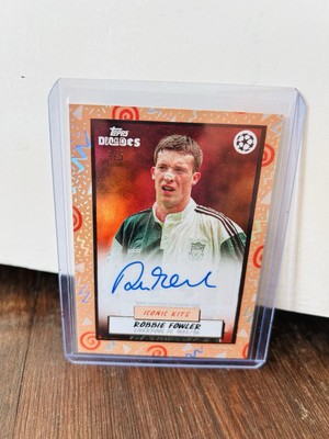 2025 Topps Decades Robbie Fowler 1/5 Auto Liverpool Mint Condition 