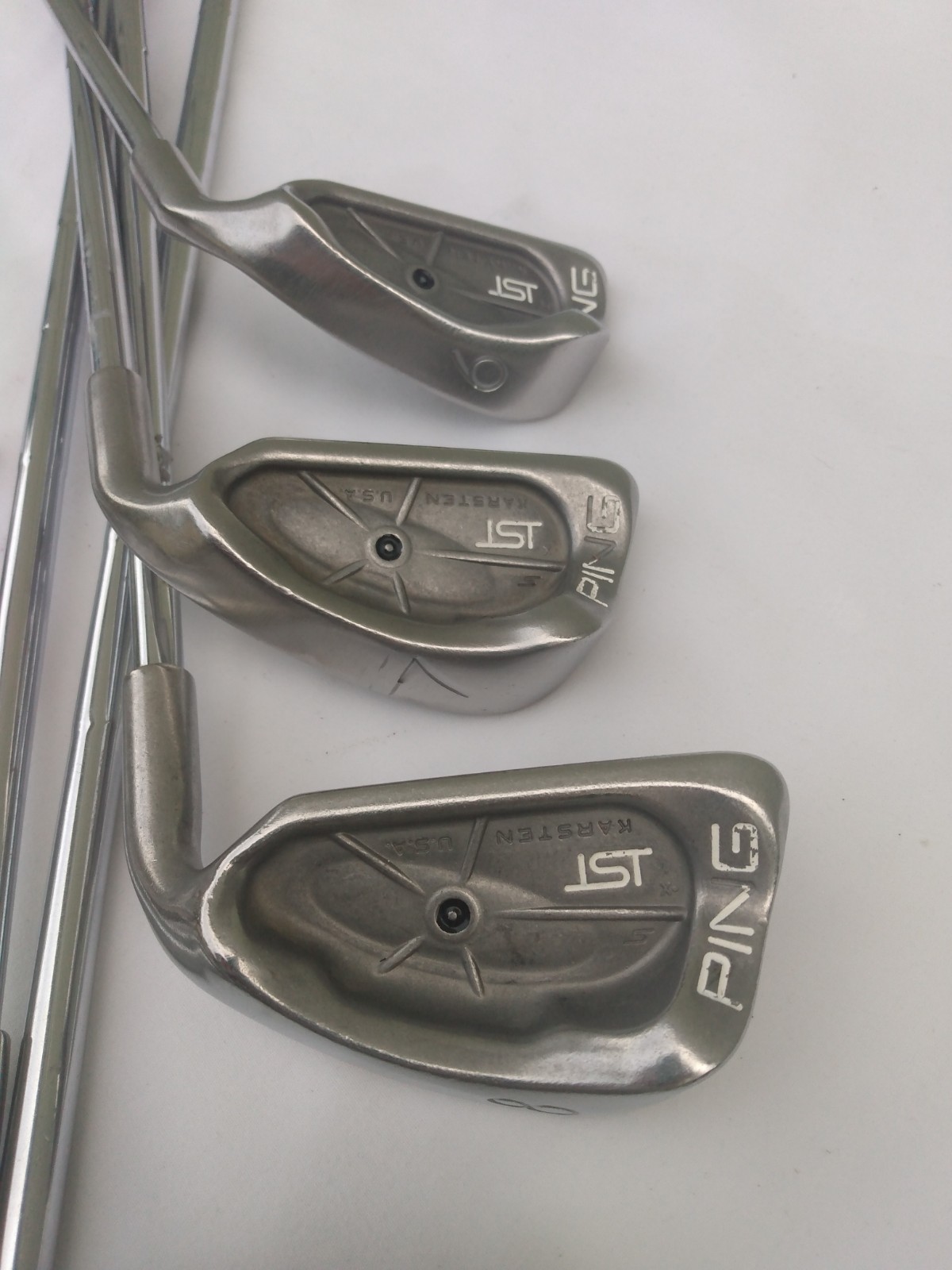 Ping ISI Iron Set 2-PW Black Dot Cushin JZ X Stiff Steel Shaft Right Handed