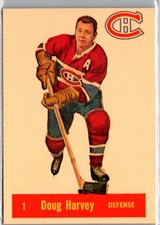 1957-58 Parkhurst - Doug Harvey #1 Reprint PR-40