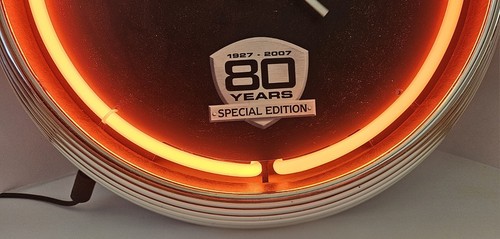 Craftsman Special Edition 80th Anniversary 1927-2007 Red Neon Clock. Funktioniert-Lesen. - Bild 4 von 17