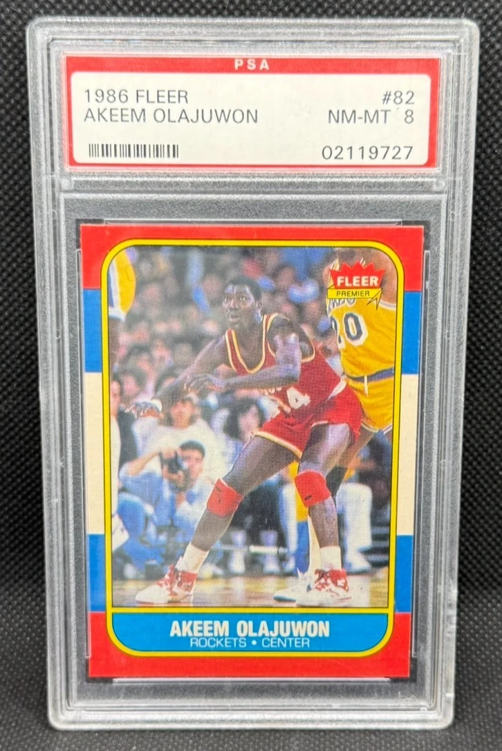 Hakeem Olajuwon Basketball Sports Trading Cards & Accessories