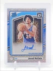 JARED MCCAIN 2024-25 DONRUSS OPTIC RATED ROOKIE CHOICE PRIZM RC AUTO Q5033
