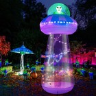 10 Pieds Gonflable OVNI Décoration Halloween avec LED pour Décorations Halloween