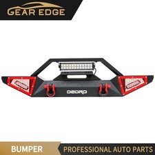 For 2007-2025 Jeep Wrangler Jk Jl Unlimited Front Bumper W Led Lights D-rings For 2007-2025 Jeep Wrangler Jk Jl Unlimited Front Bumper W Led Lights D-rings