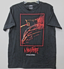 OFFICIAL "A Nightmare On Elm Street" T-Shirt Freddy Krueger Size Medium C79 