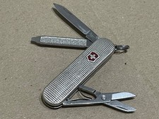 Swiss Army Knife Victorinox Classic SD 925 Sterling Silver 58mm rare