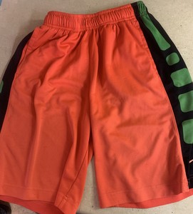 orange nike elite shorts