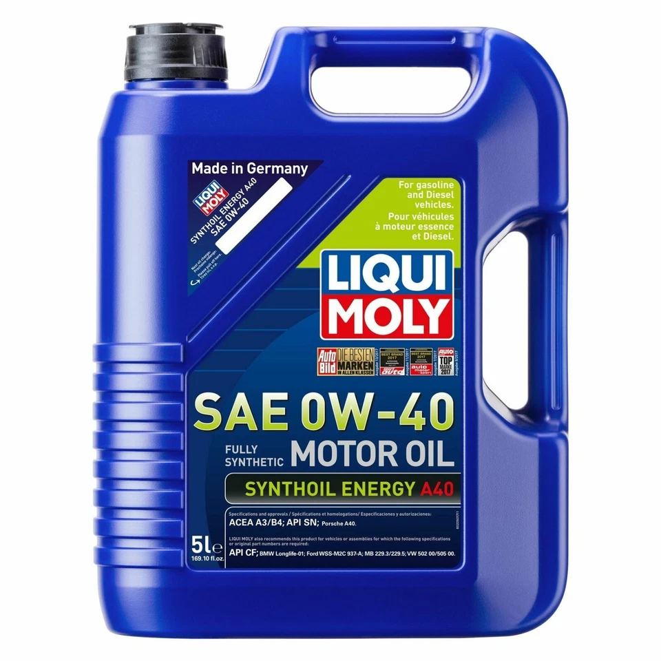 Aceite de motor 10 LiTer 0w40 + Kit de filtro HENGST para Porsche 911 Carrera Boxster Foto 3 de 4