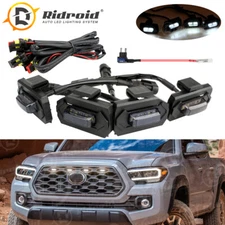 4pcs Raptor Style LED Grille Lights For 2020-2022 Toyota Tacoma TRD Sport Pro