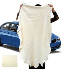 Natural Chamois Leather Car Drying-Towel Cleaning Cloth Absorbent Shammy PU