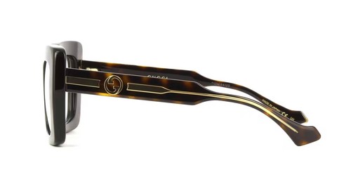 Gucci GG1554O Shiny Dark Havana (002) Eyeglasses - Bild 3 von 4