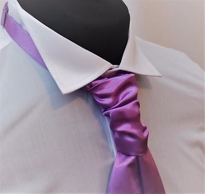 Tie Neck tie Slim Terracotta with Leaves Quality Cotton T6112