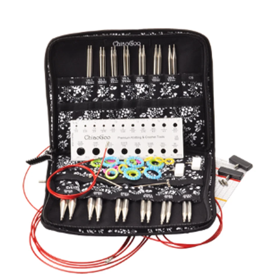 ChiaoGoo Twist Red Lace Nadelset Nadelspitzen Large 5,50-10mm 13cm CG7500L - Bild 3 von 4