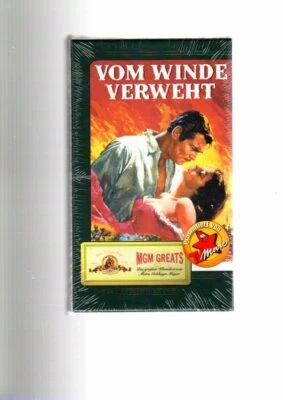 Clark Gable  Vivien Leigh  VOM WINDE VERWEHT  Sammlerausgabe  VHS  NEU  OVP - Bild 1 von 2