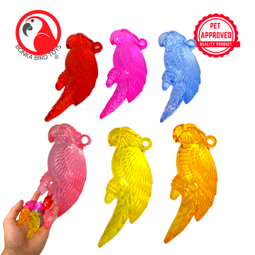 Bonka Bird Toys 2526 Pk6 Color Acrylic Parrot Beads DISCONTINUED - 第 1/7 張圖片