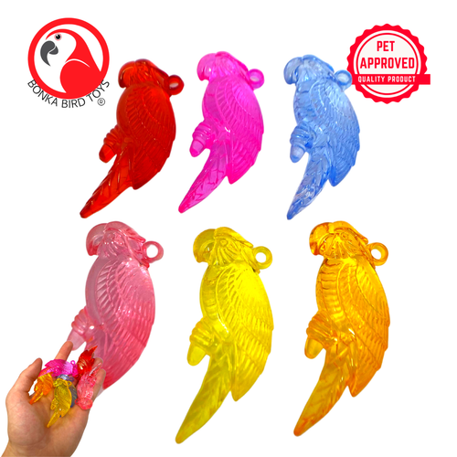 Perroquet acrylique couleur Bonka Bird Toys 2526 Pk6 - Photo 1 sur 7