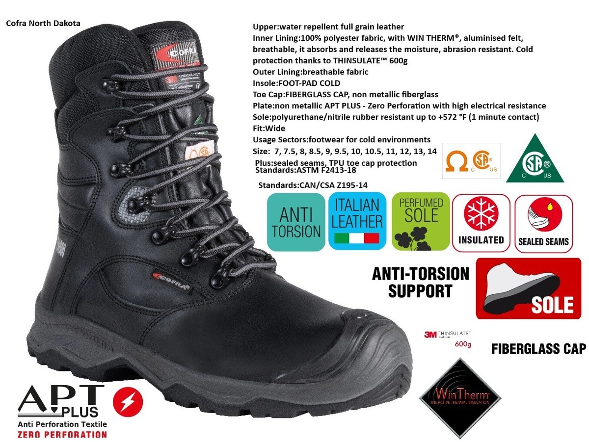 New Men\'s COFRA DEGAS safety boots W width New Mens COFRA DEGAS safety boot 8.5 | Mercari main image 3
