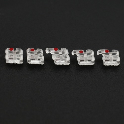 Dental Kieferorthopädische Saphir Brackets Roth MBT 022 345 Haken Monokristalline Brace - Bild 26 von 69
