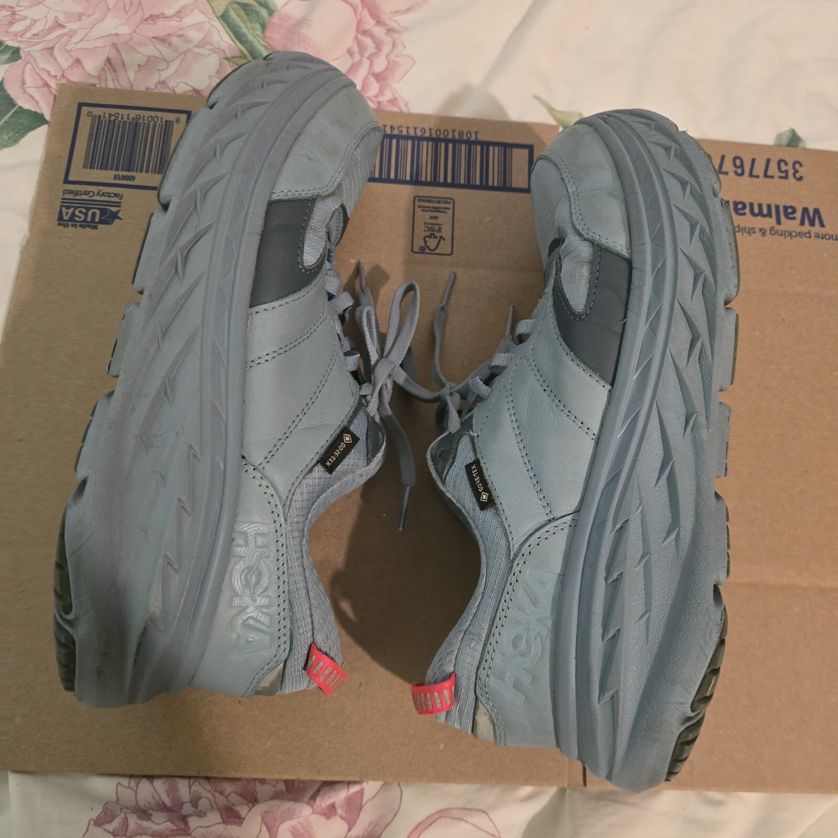 激安！hoka oneone bondi l GORE-TEX Size 9 - Hoka One One Bondi L GORE-TEX Stone Blue | eBay