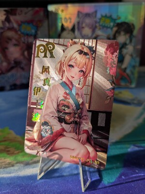 KAZAMA IROHA - FLOWER GIRL - Goddess Story Waifu Cards - hololive VTuber Anime
