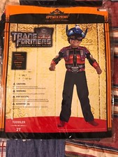 Transformers Optimus Prime Infant Boys Halloween Cosplay Costume 2T W/Mask NWT