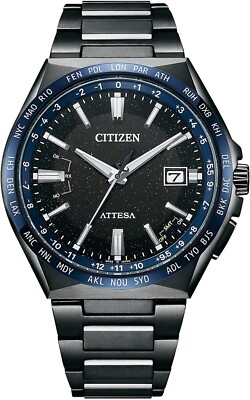 takebouki77CITIZEN ATTESA ネイビー【美品】 Citizen Attesa CB0217-71E BLUE UNIVERSE LIMITED 35th Anniversary