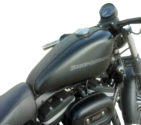Black Leather Tank Protector Suitable For HARLEY DAVIDSON 883 1200