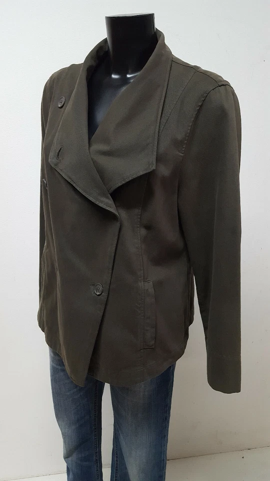 OSKA DAMEN JACKE GR 2/M- DE / KHAKI & NEU    ( Q 2342 ) - Bild 2 von 4