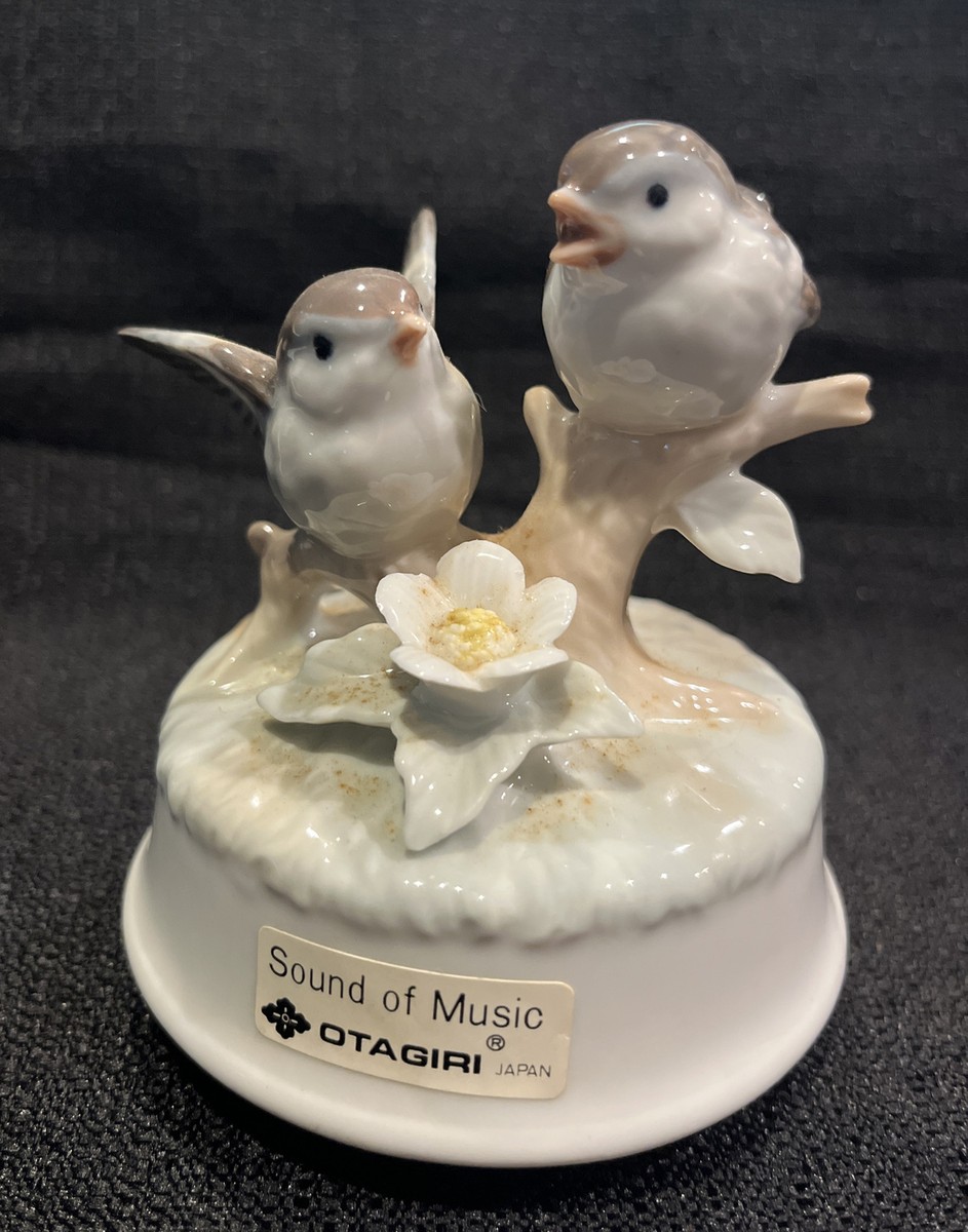 Vintage Otagiri Music Box~ Birds And Flower Sound Of Music