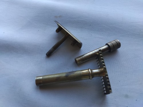 Gillette Single Ring Open Comb DE Safety Razor Gold Tone (No Date Code) - Picture 6 of 11