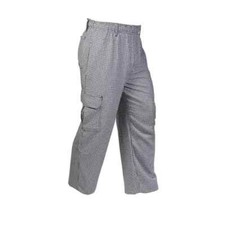 Mercer Culinary M61051HTS Genesis Unisex Hounds Tooth Cook Cargor Pants - S