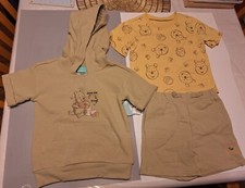 Disney Mickey Mouse 3 Pc. Shorts Shirt Hoodie Set 24 Months Boys Toddler