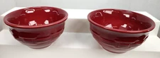 Longaberger Pottery #31238 Set 2 Paprika  5.5"R Dessert Bowls