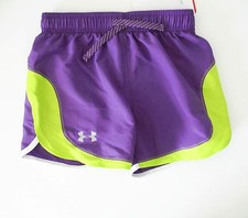 Under Armour Big Girls Stunner Shorts Purple Sz YMD - NWT