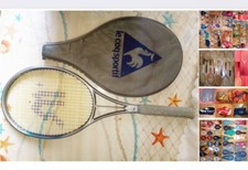 RACCHETTA TENNIS LE COQ SPORTIF YANNICK NOAH, vintage. Grafite, e altre