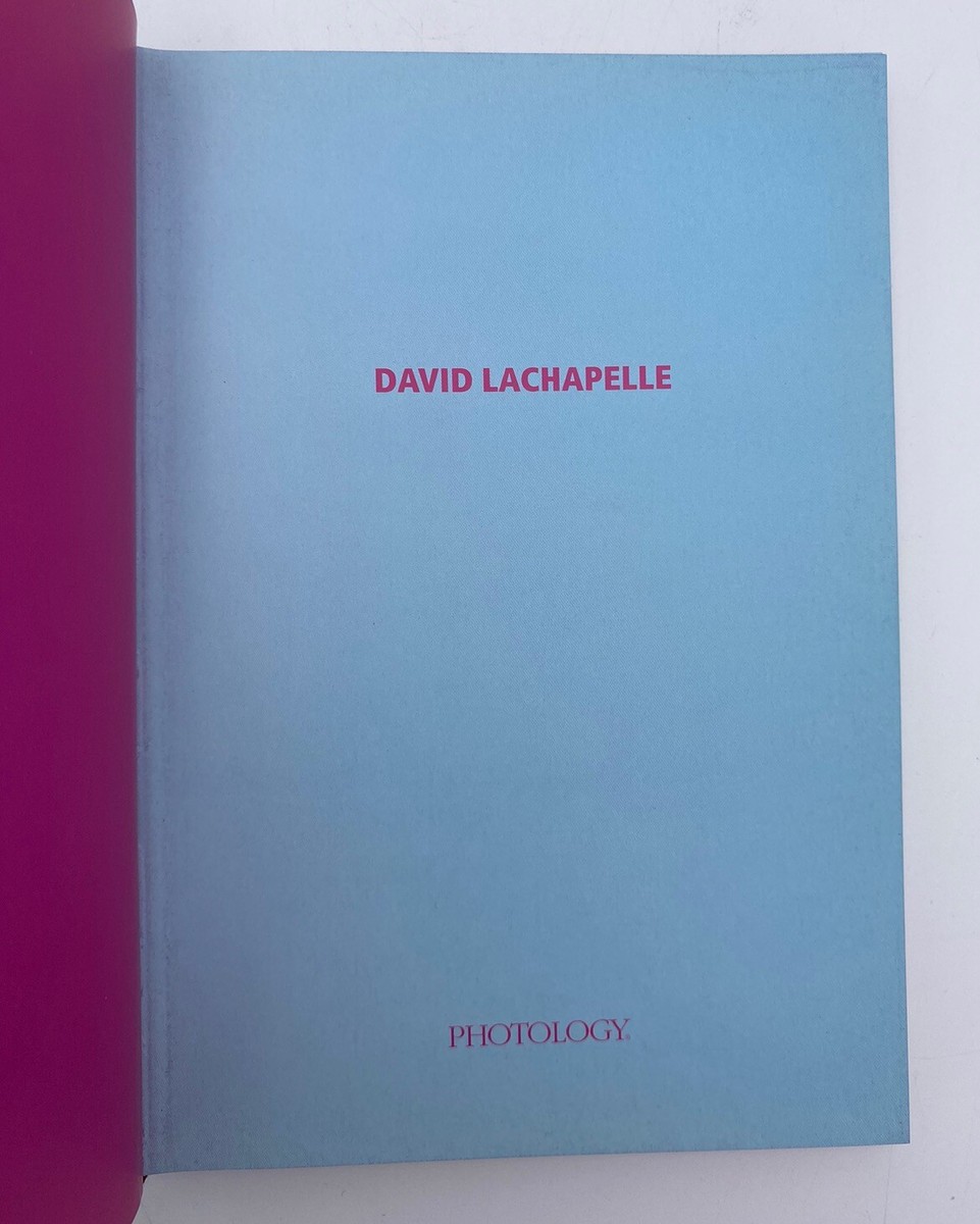 David Lachapelle - Photology ( 2001 Hardcover) Art Book Celebrity