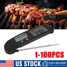Instant Read Digital Meat Thermometer BBQ Grill Smoker For Kitchen Food Cooking