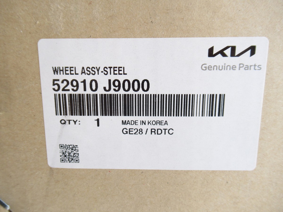 Genuine OEM Kia 52910 J9000 Steel Wheel 2020-2024 Soul | eBay