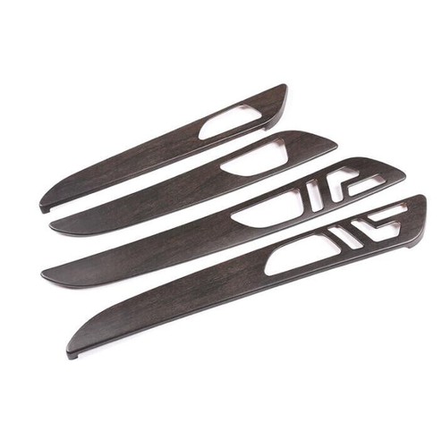 Brown Wood Grain Inner Door Panel Trim Cover Strip 4PCS For Benz ML GL 2012-2016 - Picture 5 of 7