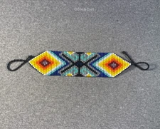 Embera Chami beaded Bracelet by women of the Colombian indigenous tribe 3206